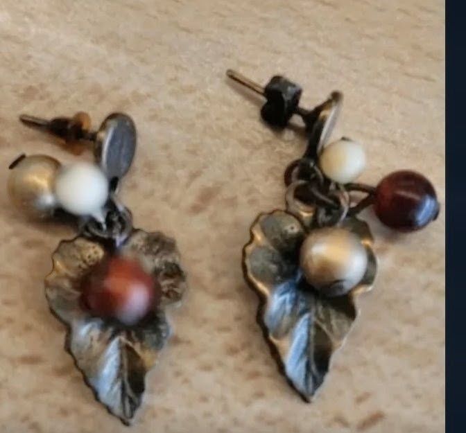 Lote composto por 3 pares de brincos Massimo Dutti