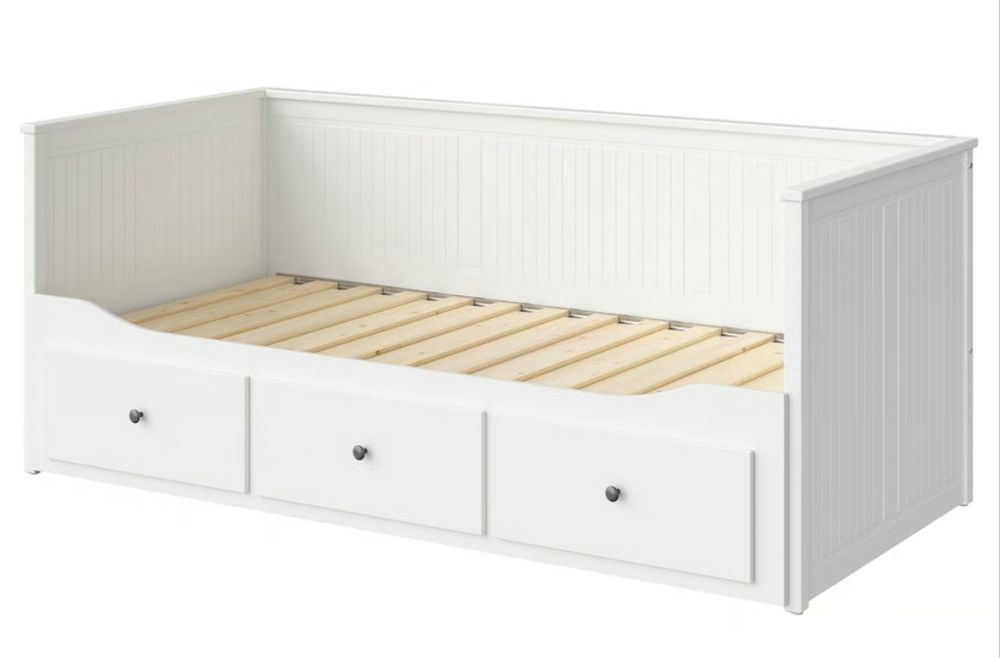 Cama dupla do Ikea com dois colchões