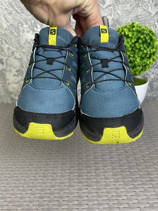 Salomon кроссовки полуботинки 36 размер детские трекинговые синие