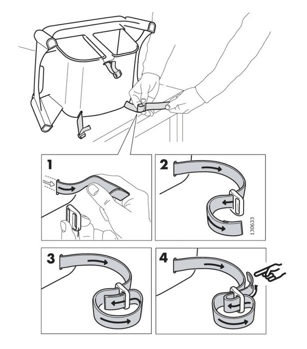 Oryginalne Pasy do krzesełka IKEA Antilop NowE Darmowa wysyłka