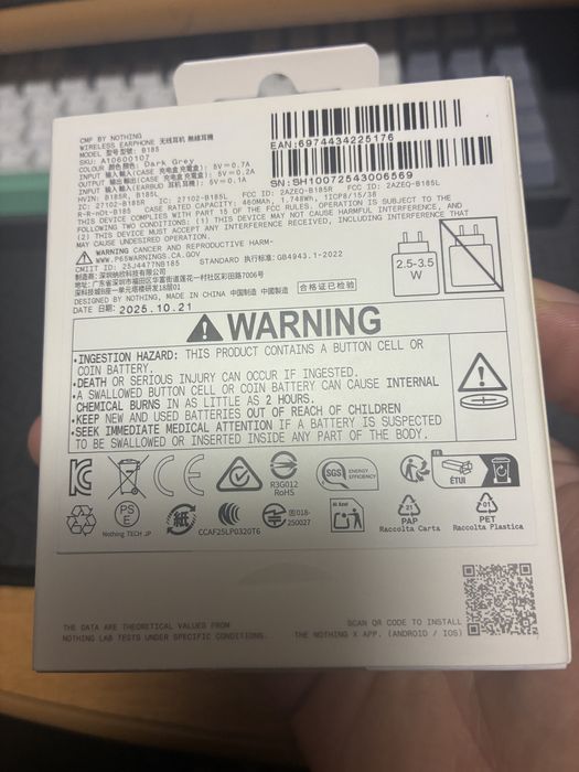 Навушники CMF by Nothing Buds 2a Dark Grey