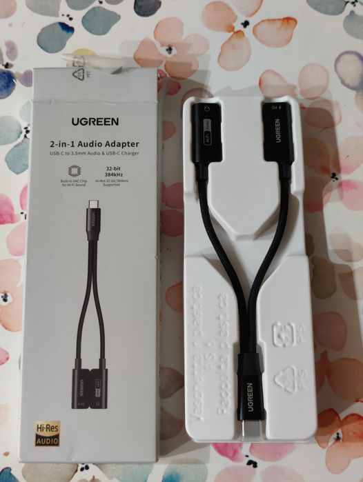 Звуковая карта  UGREEN  USB-C/3.5mm