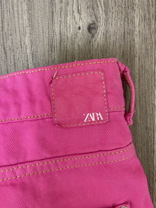 Розовые джинсы плаццо Zara