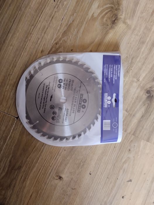 tarcza do drewna ze spiekiem 200mmx40tx16mm
