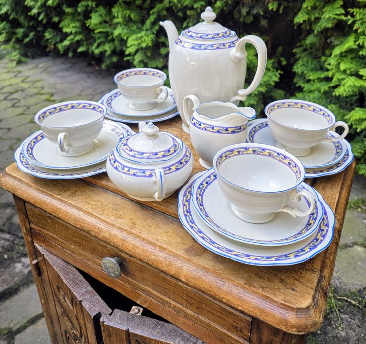 Porcelana KPM Polska serwis kawowy PRL