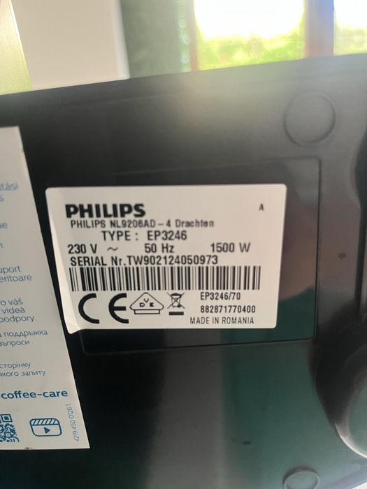 Ekspres do kawy PHILIPS Sarco Lattego  EP 3246