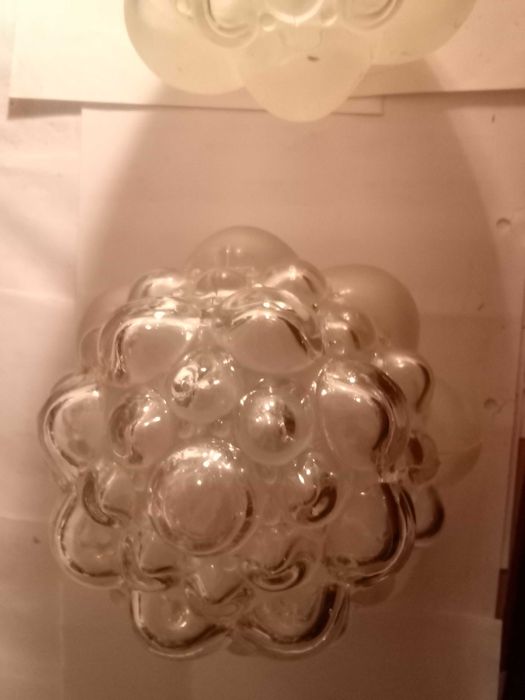 castiçal de dois braços antigo e abajour de candeeiros