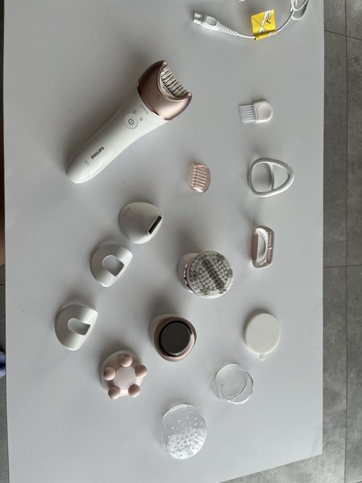 Depilator Philips Satinelle Prestige BRE652 Wet & Dry komplet trymer