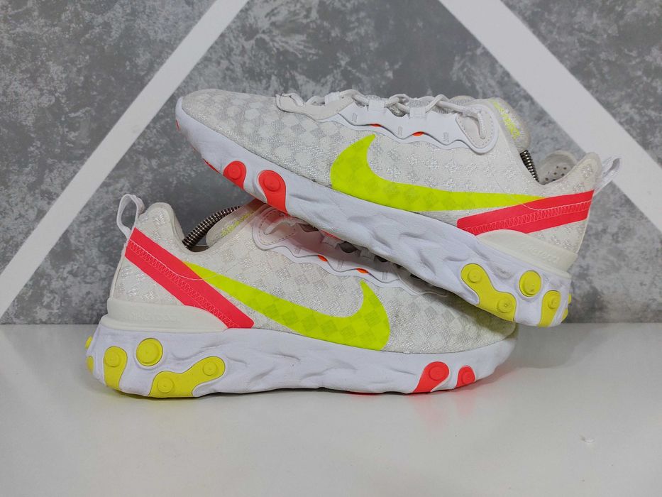 Кросівки чоловічі Nike React Element 55 White