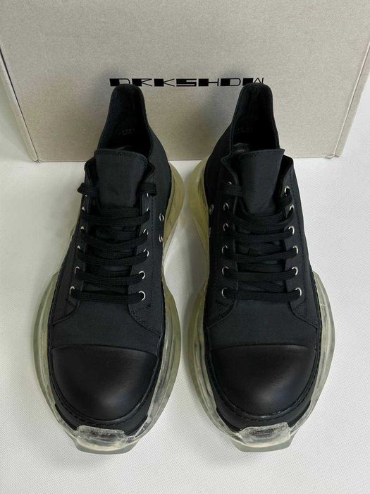 Rick Owens DRKSHDW Abstract Ramones jumbo lace laces кеди кросівки