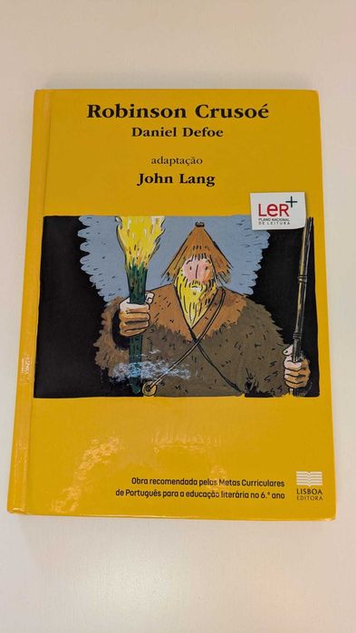 Livro Robinson Crusoé (do Plano Nacional de Leitura)