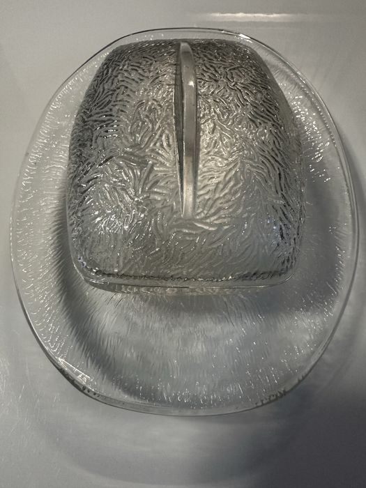 Maselniczka „futerko” + talerz gratis.     PRL