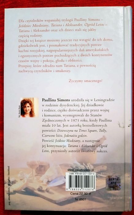 Przepisy Tatiany. Paullina Simons.