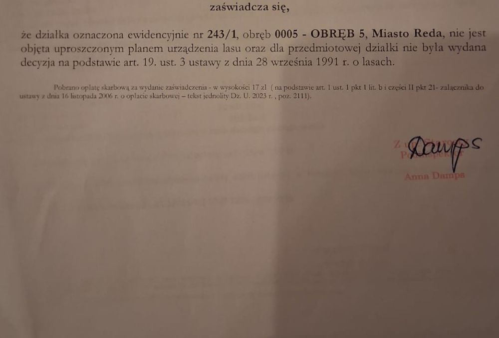 Działka budowlana w Redzie 400m2