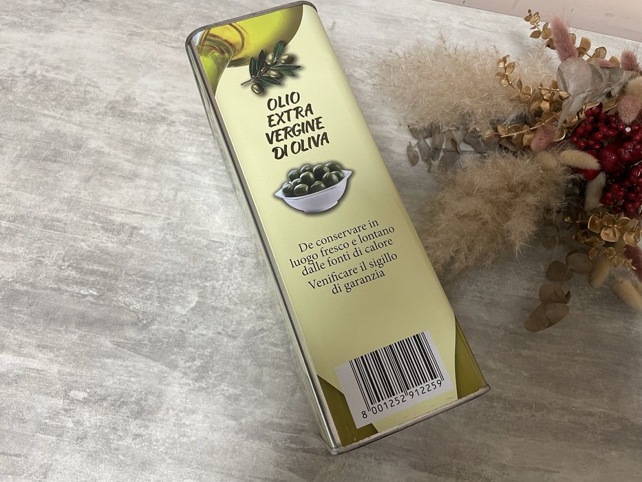 Оливкова олія рафінована. Італійська. 1 л і 5 л. Жестяна банка