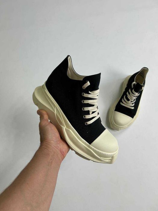 Rick Owens DRKSHDW Abstract Ramones jumbo lace laces кеди кросівки 43