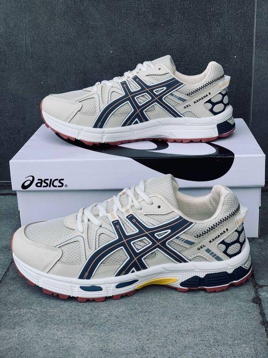Асикс мужские / asics gel kahana 8 / мужськие кожаные красовки асикс / асиксм кахана 8 / летние мужские кросовки Асікс / Новинка весна Лето 2026 топ