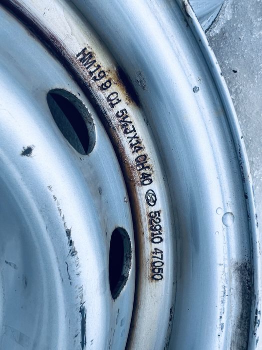 Диски Сталеві R14 5X120  Hyundai 5.5J ET40 H100,Porter, H‑1 (Starex)