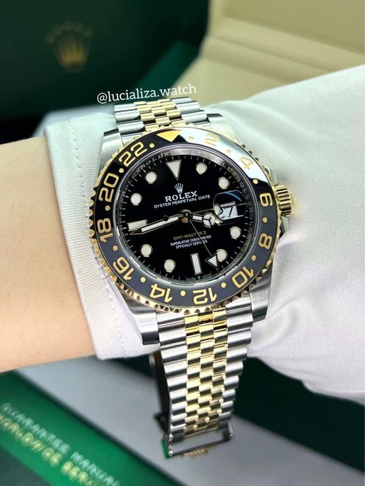 Годинник ROLEX GMT-Master II сталь/ золото
