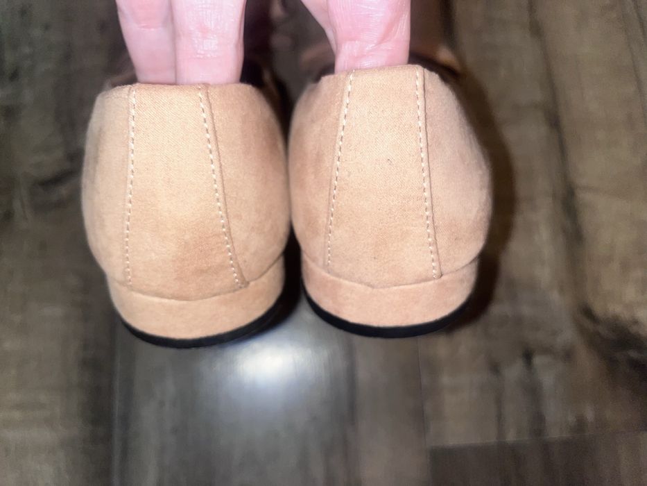 Botki baleriny na małym obcasie camel r.41 wkl.26,5cm next