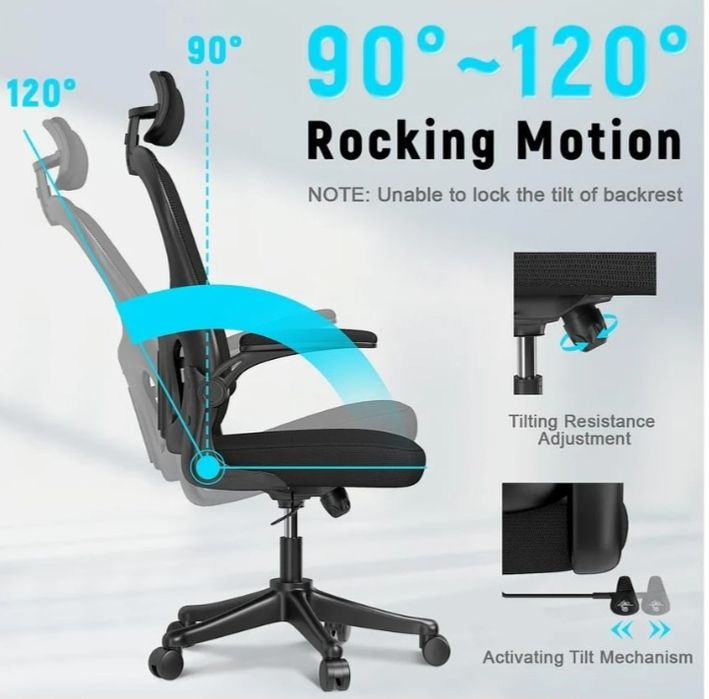Cadeira de Escritório Ergonómica