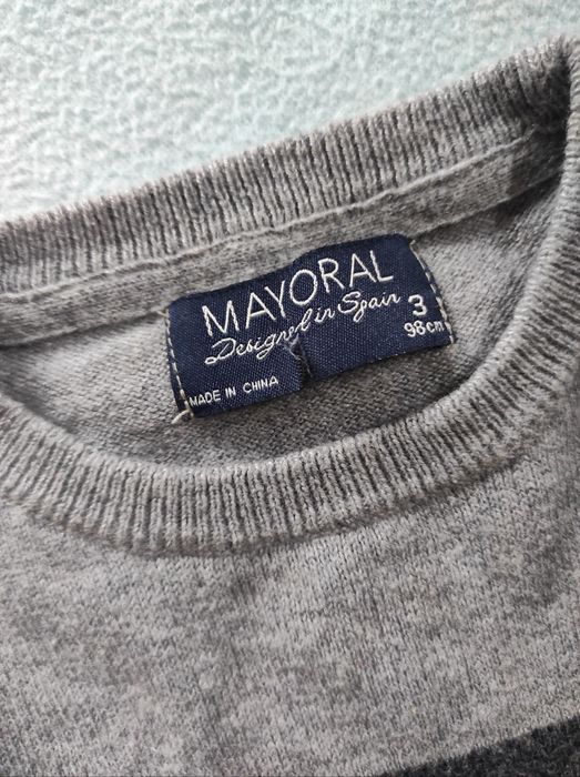 Sweter sweterek elegancki Mayoral 98 paski