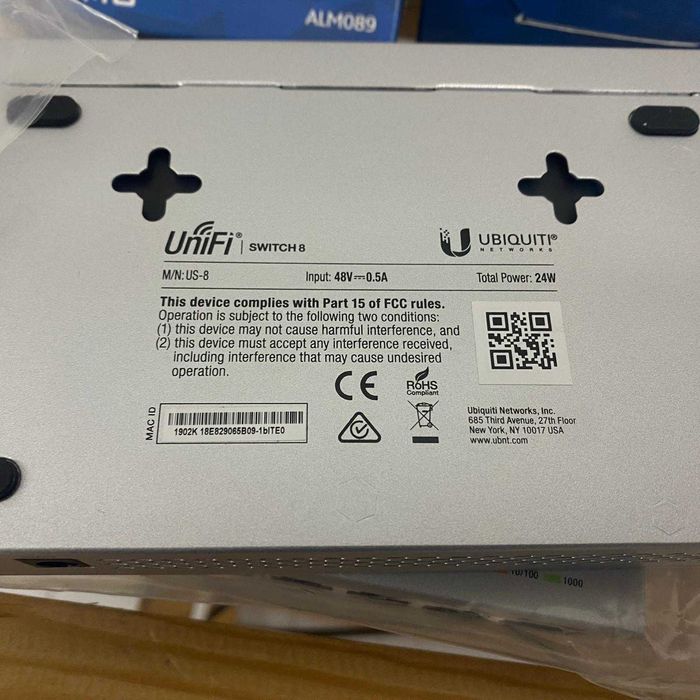 Unifi Switchs 8 portas
