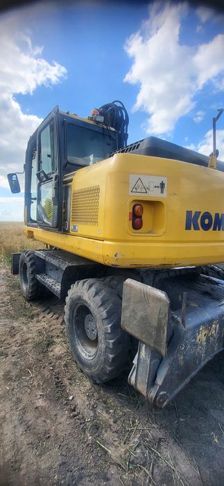Komatsu pw 140   2009 r. Po spaleniu na części