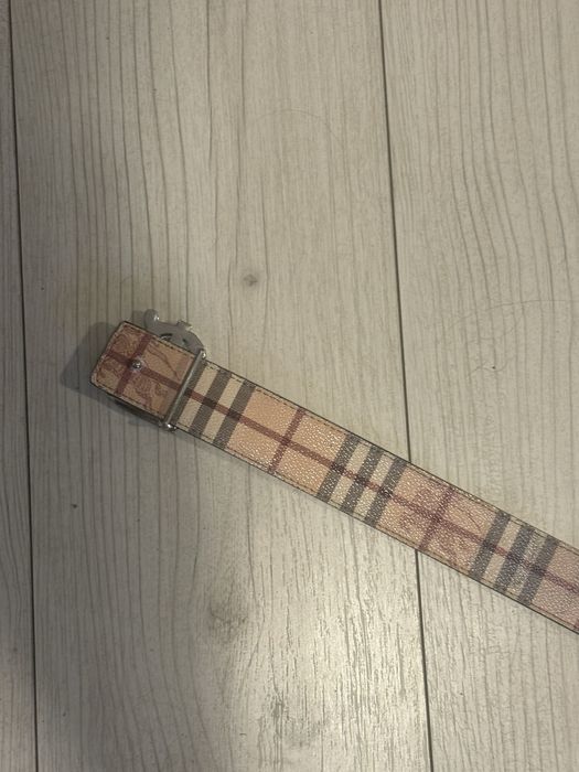 dwustronny pasek burberry 110cm