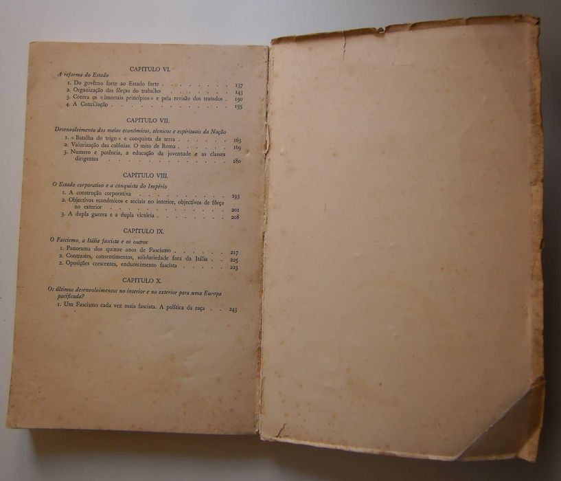 Alfarrabismo RARO 1941-História do movimento fascista-Gioacchino Volpe