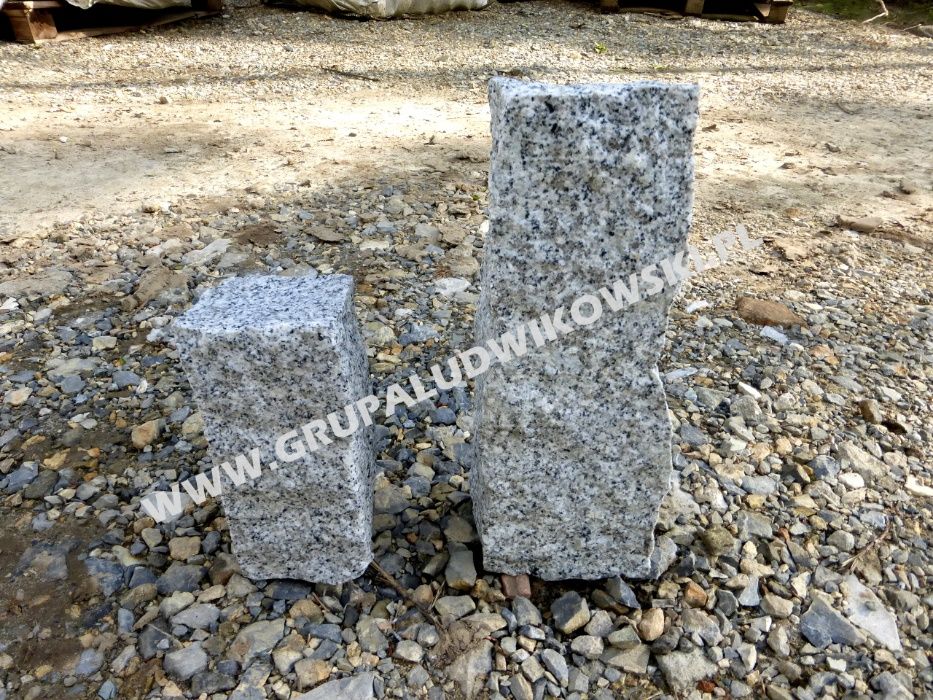 Palisada granitowa Kostka Grys granitowy Obrzeże Gabion Granit Murowy
