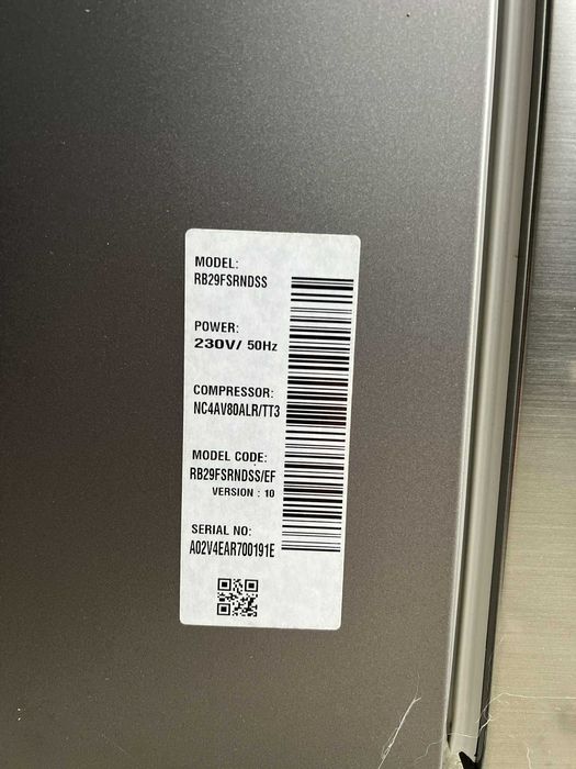 Lodówka Samsung rb29fsrndss 178x59,5x66,8 stan idealny na gwarancji