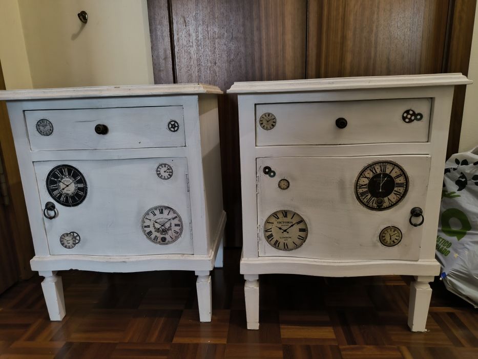 Restored bedside tables with chair as an option64584323232258120