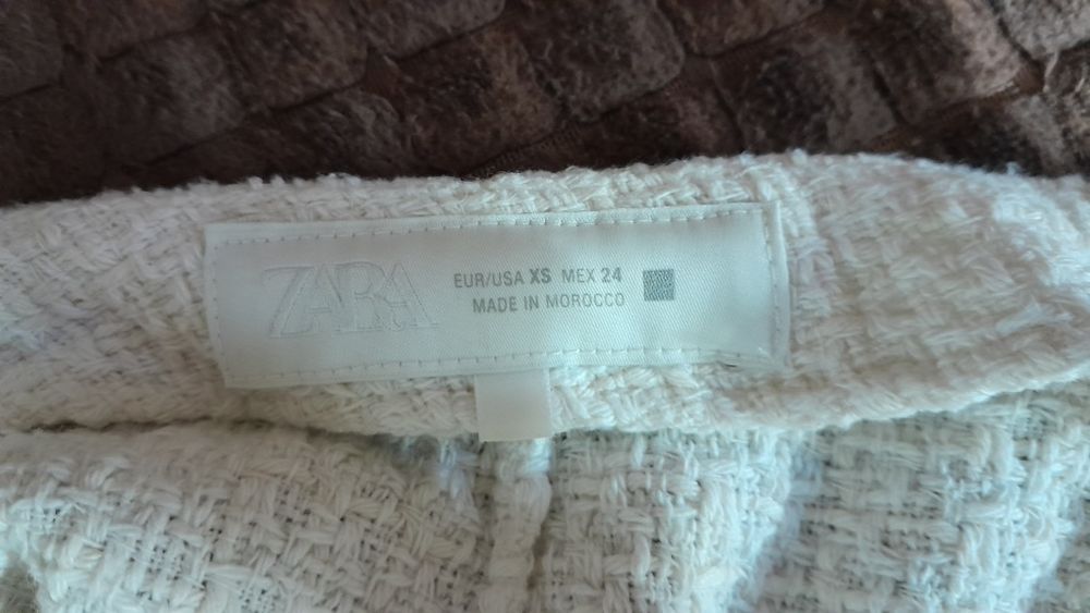 Стильна кремова спідниця-шорти бренду ZARA
