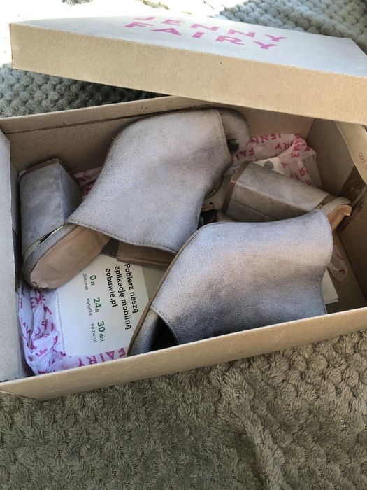 Buty klapki słupek jenny fairy CCC