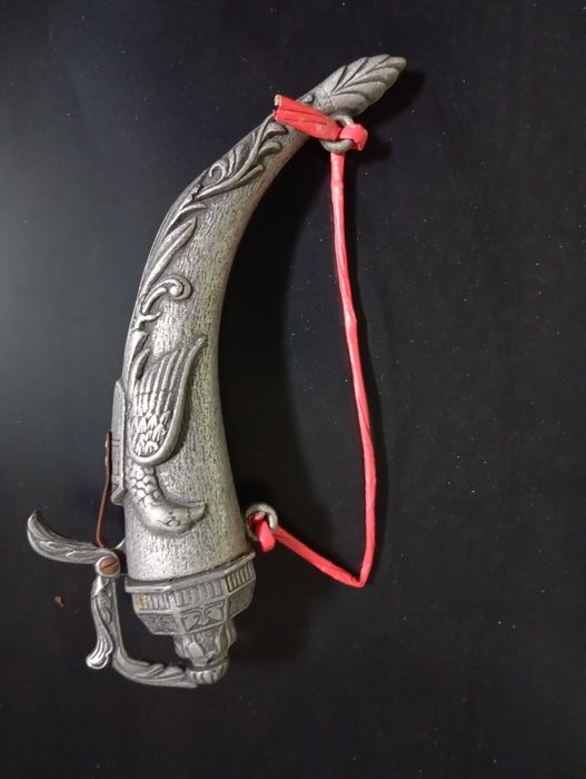 Polvoreira Medieval para carregamento Bacamarte, Pistola ou Espingarda