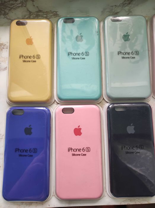 Чохли для iPhone 6/6s/7/8 — різні кольори, нові