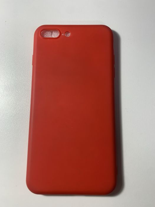 Чохол на iphone 7plus/8plus червоний (новий)