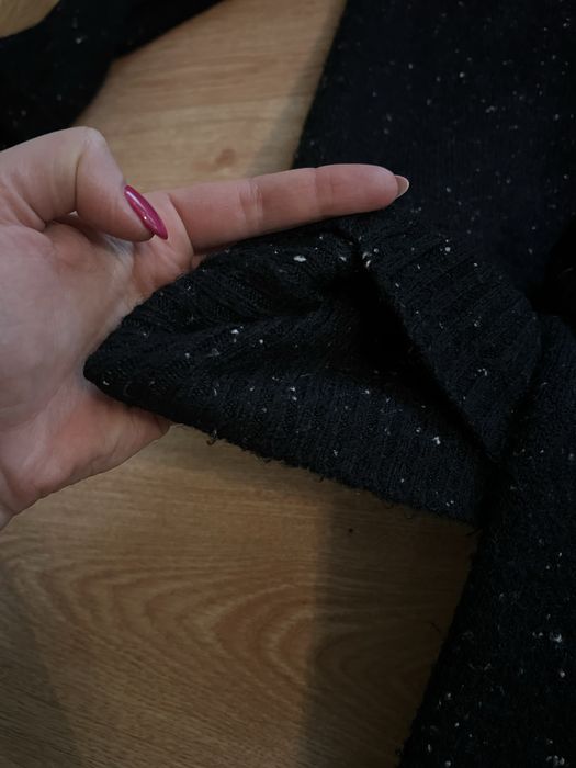 Чорний зимовий костюм шерсть zara жіночий