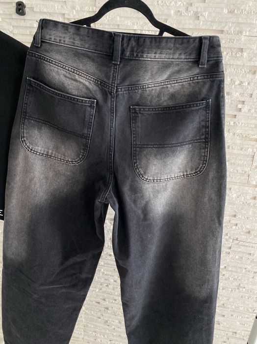 Bershka j nowe dżinsy szersza nogawka - wyższy stan M-L