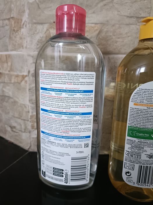 Płyny micelarne Garnier i Mixa