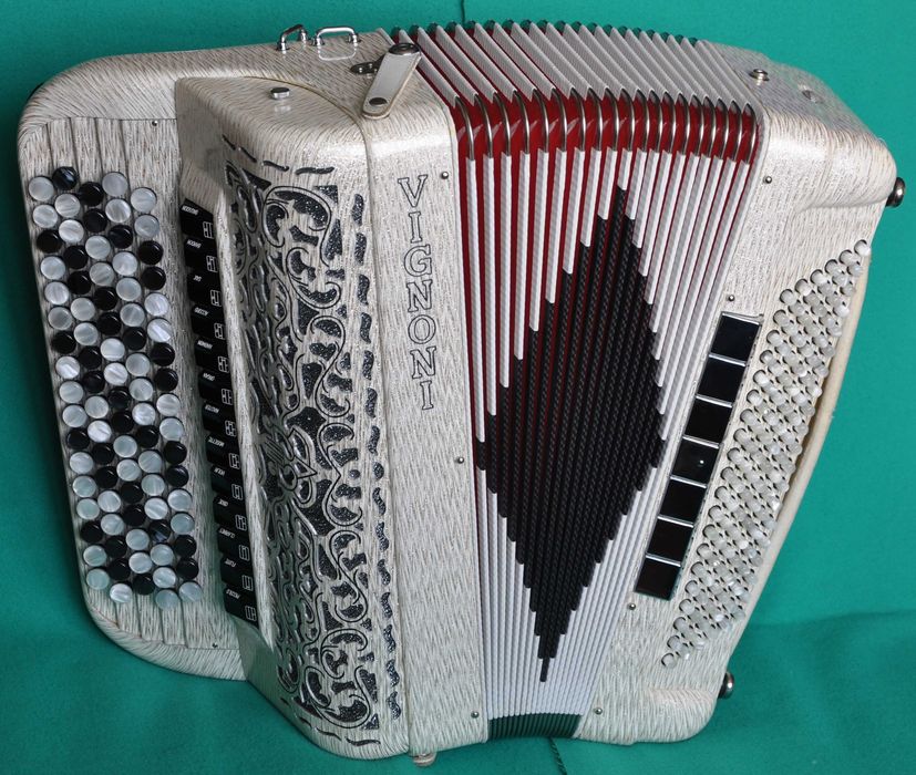 Баян Vignoni Artist Віньйоні Артіст 4 голосий повн 2+2 касото 120 бас.