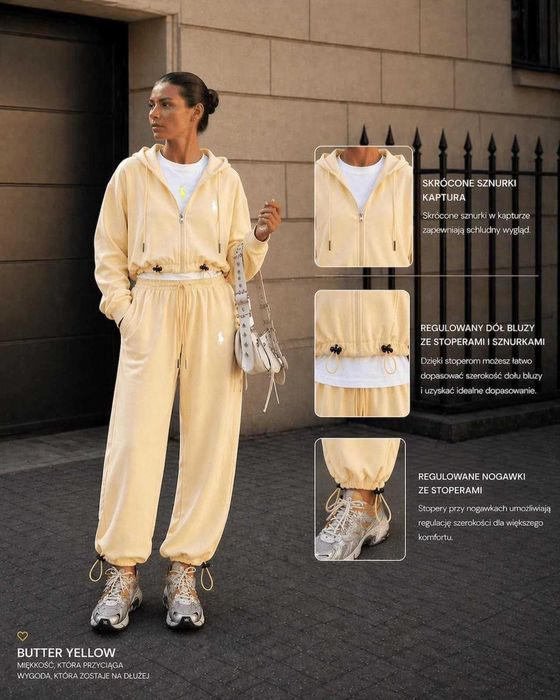 Piękne damskie dresy 3w1