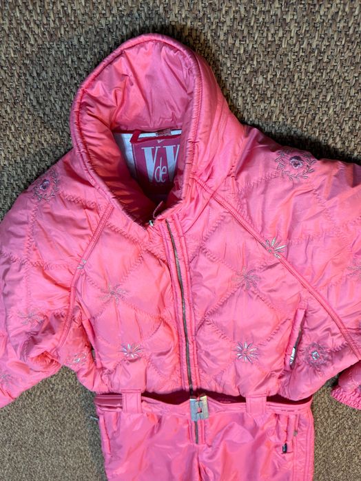 Зимовий лижнмй комбінезон Paris бренд, Франція   Теплий з вишивкою L