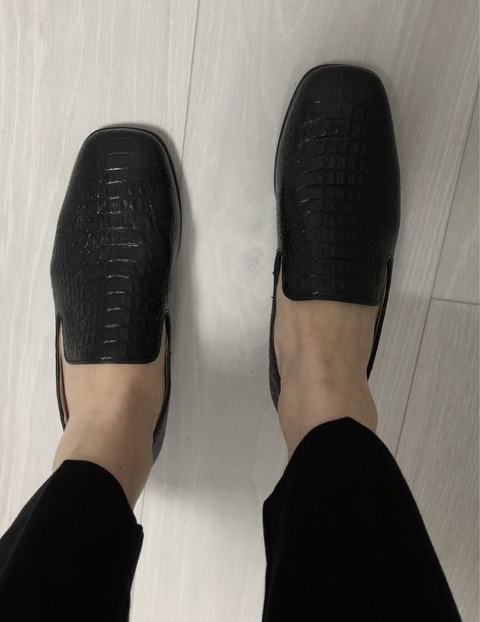 Шкіряні лофери ecco (нові)