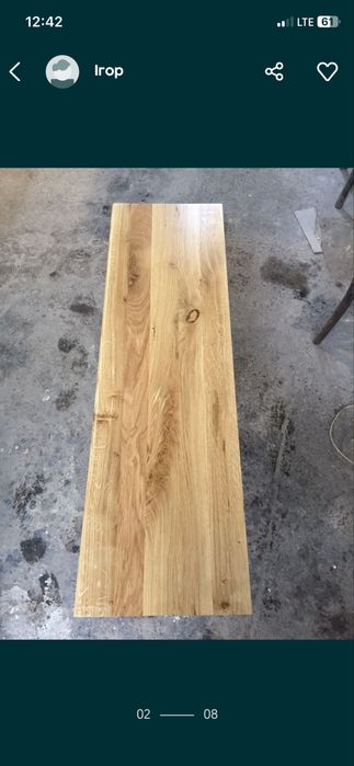 Сходинка Дубова , Дуб Рустік , Сходинка 2 сорт , Сходи дуб Кантрі