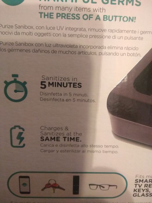 Urządzenie do dezynfekcji,sterylizator UV,Purize Sanibox