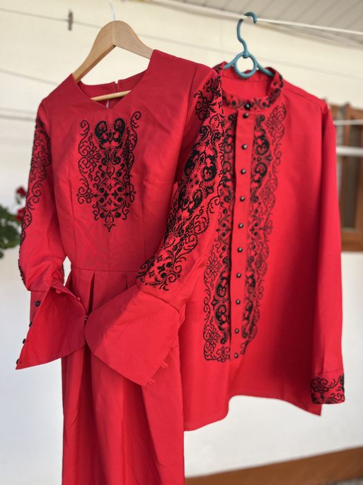 Вишиванка, ручна робота, комплект вишитий для пари