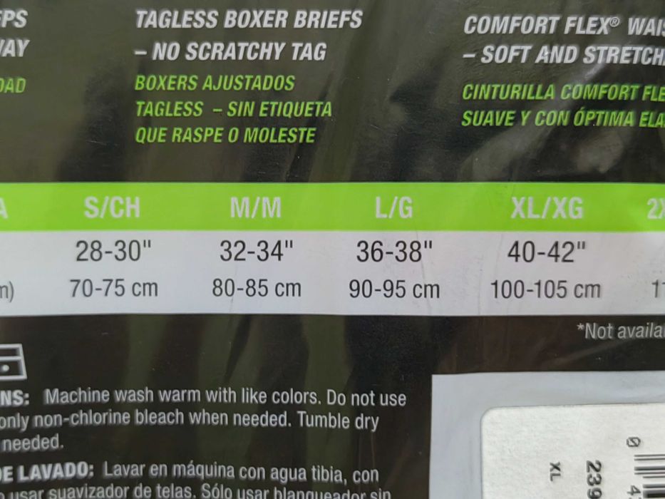 Hanes COOL DRY трусы мужские размер XL цена за упаковку 5 штук.