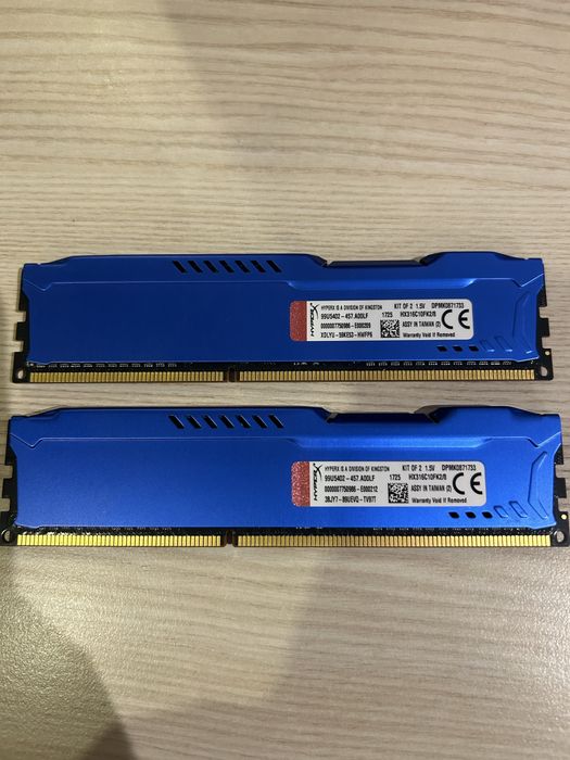 Ram 8gb 4x2 fury hyperx DDR3